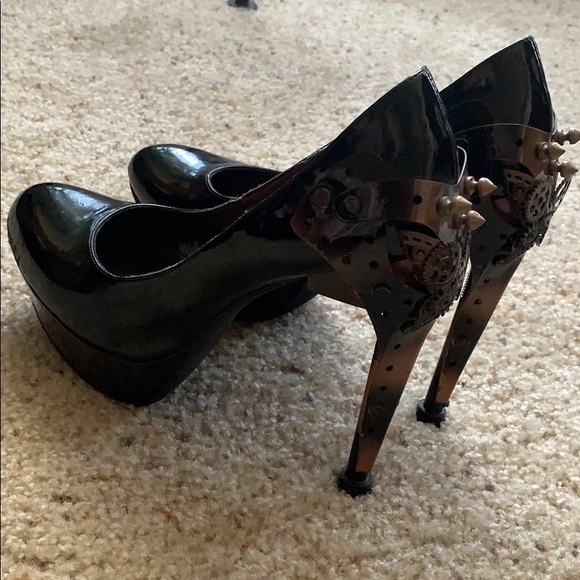 Meteropolis Shoes - Metropolis Steampunk Heels